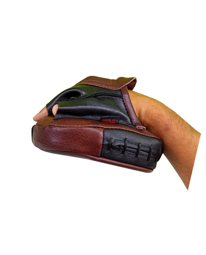 Excalibur Mini Avuç Lapa Ellik Hakiki Deri Çift - Kahve