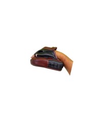 Excalibur Mini Avuç Lapa Ellik Hakiki Deri Çift - Kahve