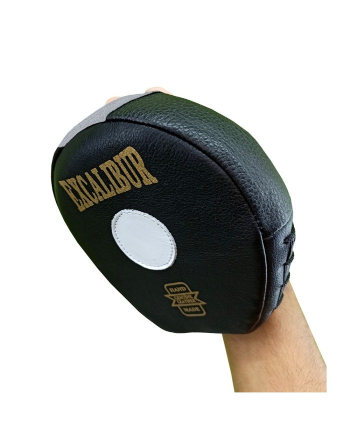 Excalibur Mini Avuç Lapa Ellik Hakiki Deri Çift - Siyah