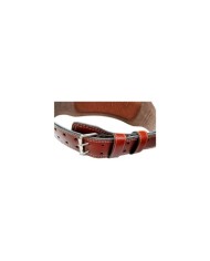 Platin Hakiki Deri Ağırlık Kemeri