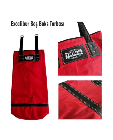 Polystar 90 x 30 cm Boş Boks Torbası Kırmızı