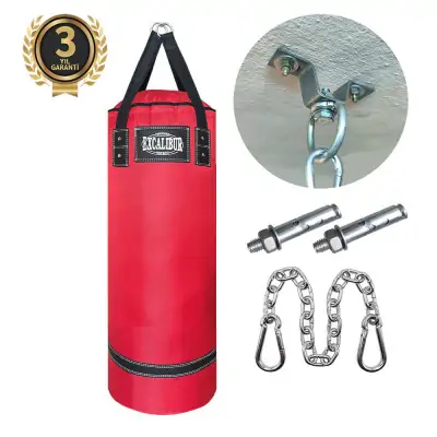 Polystar 90 x  30 cm Boks Torbası Kırmızı