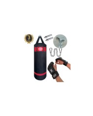 Polystar 90 x 30 cm Boks Torbası Siyah Eldiven Hediyeli