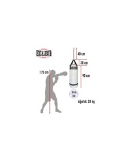 Polystar 90 x 30 cm Boks Torbası Beyaz - Eldiven Hediyeli