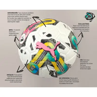 Puma 08377402 Orbita TFF Süper Lig 5 No Futbol Maç Topu