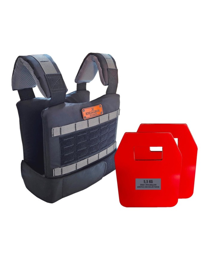 Excalibur Fraser Tactical Crossfit Ağırlık Yeleği Siyah 12 Kg