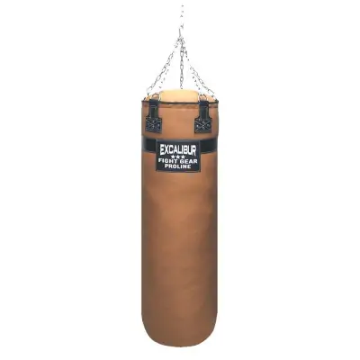 Excalibur Proline 135 x 40 cm Salon Tipi Boks Torbası Taba