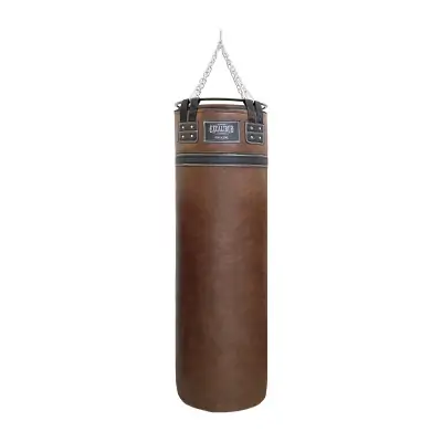 Excalibur Proline 135 x 40 cm Salon Tipi Çemberli Boks Torbası Kahve