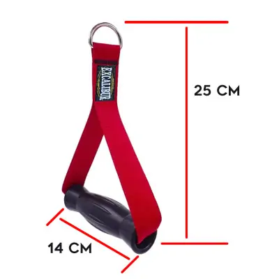 Excalibur fitness direnç lastiği elcik tek Kırmızı