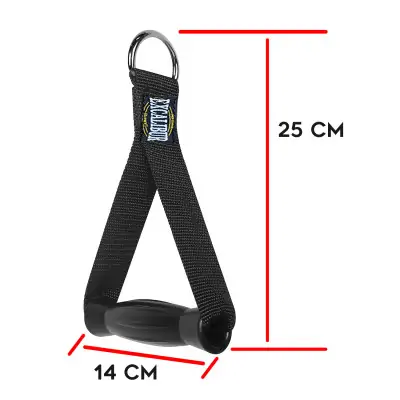 Excalibur Fitness Elcik Çekiş Elciği - Siyah Tek