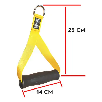Excalibur Fitness Çekiş Elciği - 25 Cm Elcik Sarı Çift