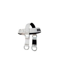 Excalibur Deri Baş Boyun Ağırlık Kayışı Beyaz