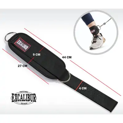 Excalibur Ergo El - Ayak Bilek Çekiş Kayışı Siyah Çift