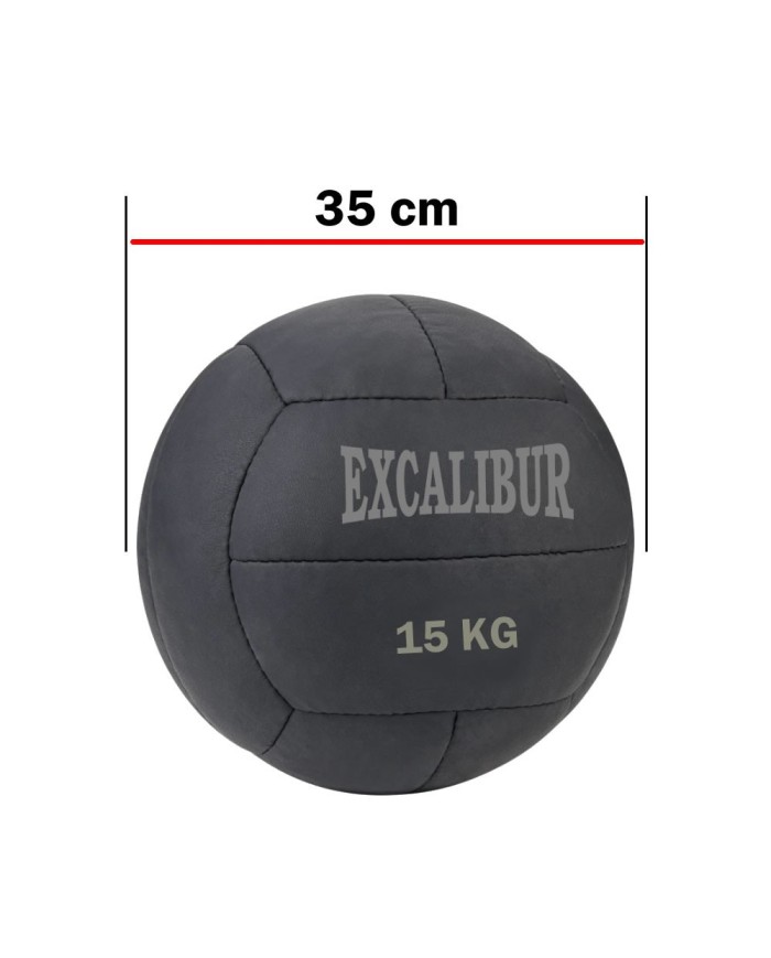 Excalibur Mito Deri Sağlık Topu 15 kg