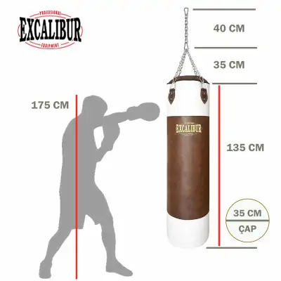 Excalibur Vintage Boks Torbası 135 x 35 cm