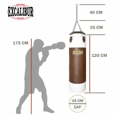 Excalibur Vintage Boks Torbası 120 cm x 35 cm