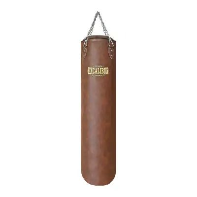 Excalibur Klasik Boks Torbası 135 cm x 35 cm Kahve