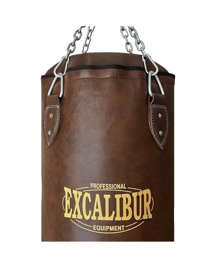 Excalibur Klasik Boks Torbası Kahve