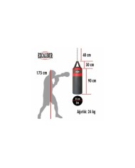 Excalibur Sunstar Boks Torbası Kırmızı