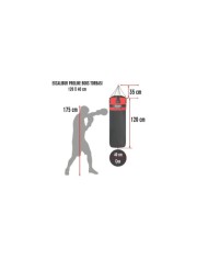 Excalibur Proline Salon Tipi Boks Torbası Kırmızı Syh 40 cm Çap