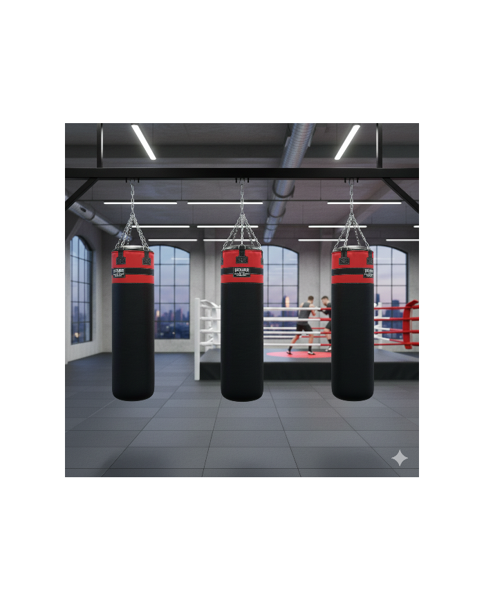 Excalibur Proline Salon Tipi Boks Torbası Kırmızı Syh 35 cm Çap