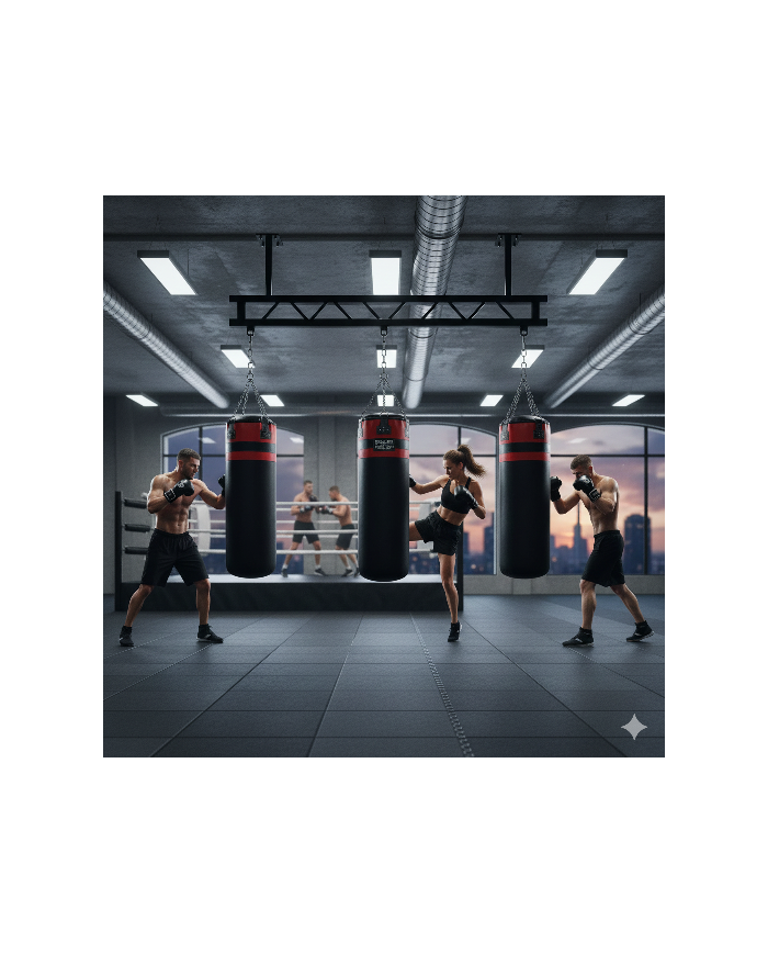 Excalibur Proline Salon Tipi Boks Torbası Kırmızı Syh 35 cm Çap