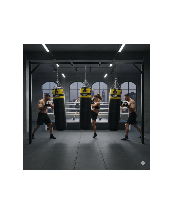 Excalibur Proline Salon Tipi Boks Torbası Sarı Syh 35 cm Çap