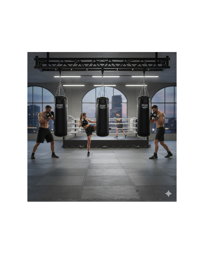 Excalibur Proline Salon Tipi Boks Torbası Siyah 40 cm Çap