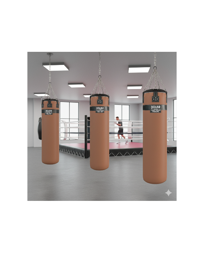 Excalibur Proline Salon Tipi Boks Torbası Taba 40 cm Çap