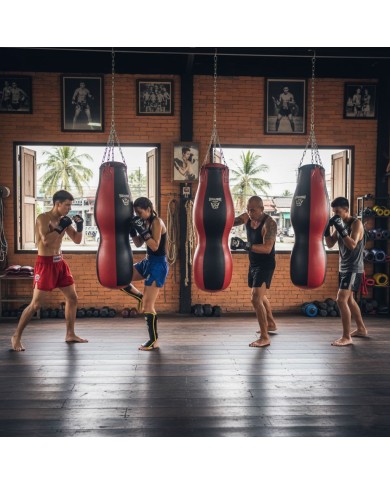 Excalibur Proline MMA Boks Torbası Kırmızı Siyah