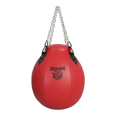 Excalibur Proline Küre Boks Torbası Beyaz Kırmızı