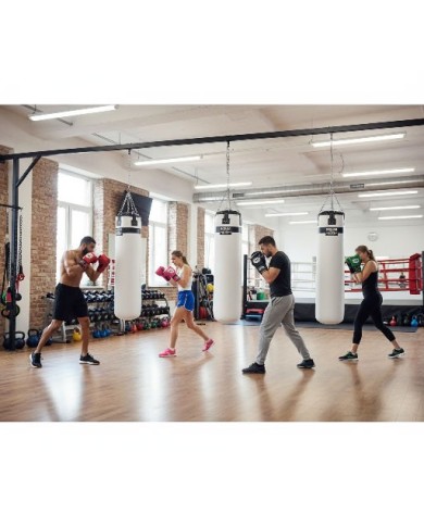 Excalibur Proline 135 x 40 cm Salon Tipi Boks Torbası Beyaz