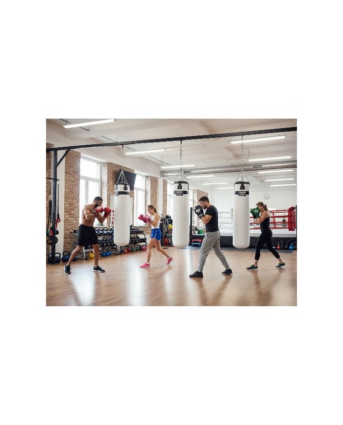 Excalibur Proline 135 x 40 cm Salon Tipi Boks Torbası Beyaz