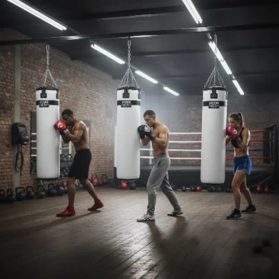 Excalibur Proline 150 x 40 cm Salon Tipi Boks Torbası Beyaz