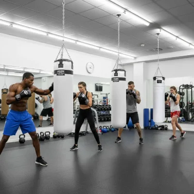 Excalibur Proline 150 x 40 cm Salon Tipi Boks Torbası Beyaz