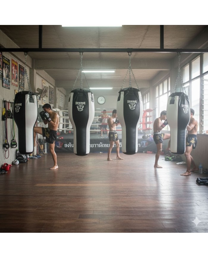 Excalibur Proline Aparkat Boks Torbası Beyaz Siyah