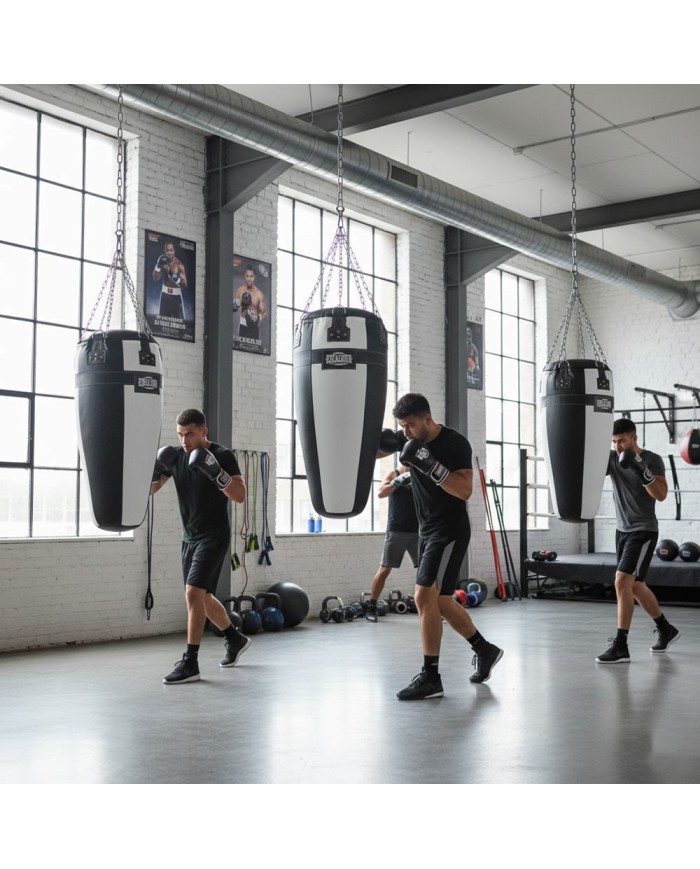 Excalibur Proline Konik Boks Torbası Beyaz Siyah