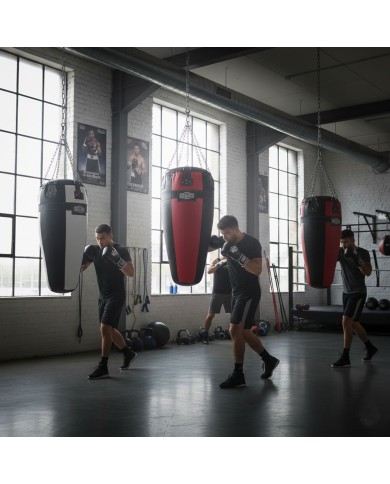 Excalibur Proline Konik Boks Torbası Kırmızı Siyah