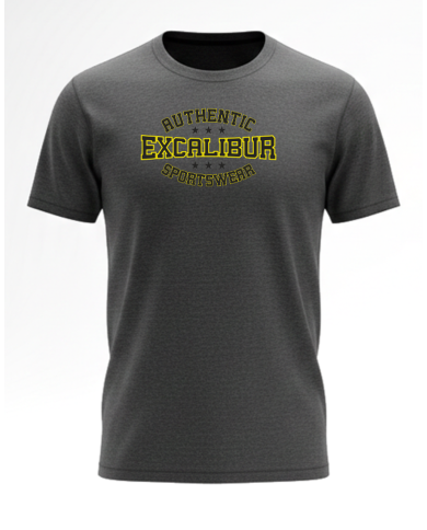 Excalibur Tişört % 100 Pamuk Antrasit