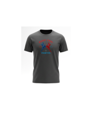 Muay Thai T-Shirt % 100 Pamuk Tişört Antrasit