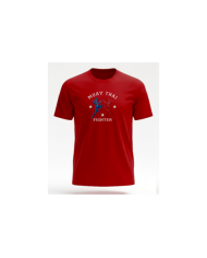 Muay Thai T-Shirt % 100 Pamuk Tişört Bordo