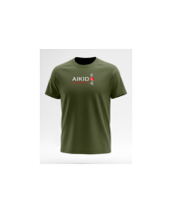 Excalibur Aikido T-Shirt % 100 Pamuk Tişört Haki