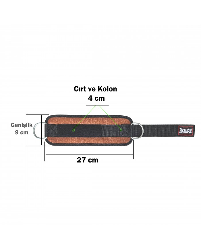 Excalibur Ergo El - Ayak Bilek Çekiş Kayışı Taba - Tek