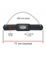 Excalibur Pro Dips Ağırlık Kemeri Siyah