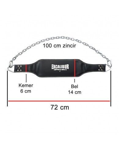 Excalibur Klasik Dips Ağırlık Kemeri