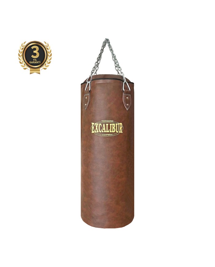 Excalibur Klasik Boks Torbası Kahve