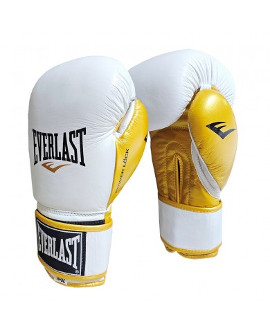Everlast Powerlock Hakiki Deri Boks Eldiveni Beyaz 14 OZ