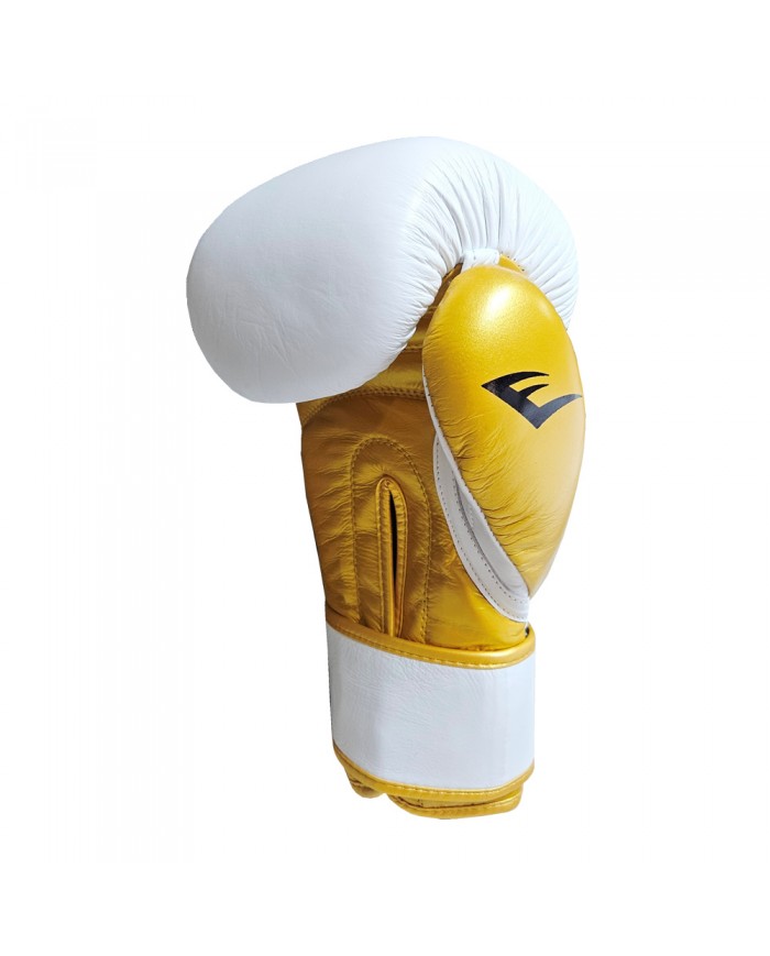Everlast Powerlock Hakiki Deri Boks Eldiveni Beyaz 14 OZ