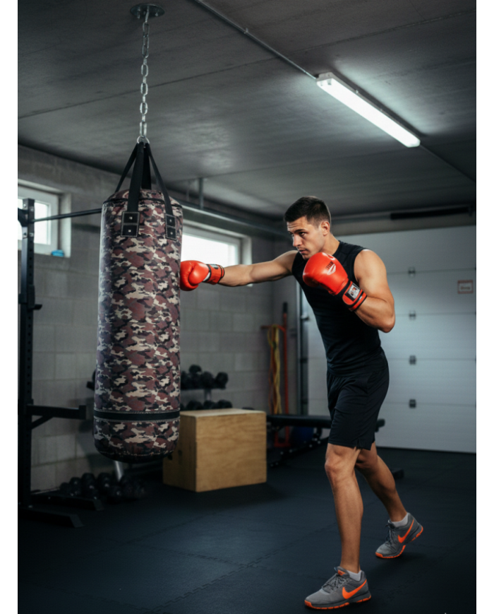 Excalibur 120 x 30 cm 26 Kg Polystar Boks Torbası Kamuflaj