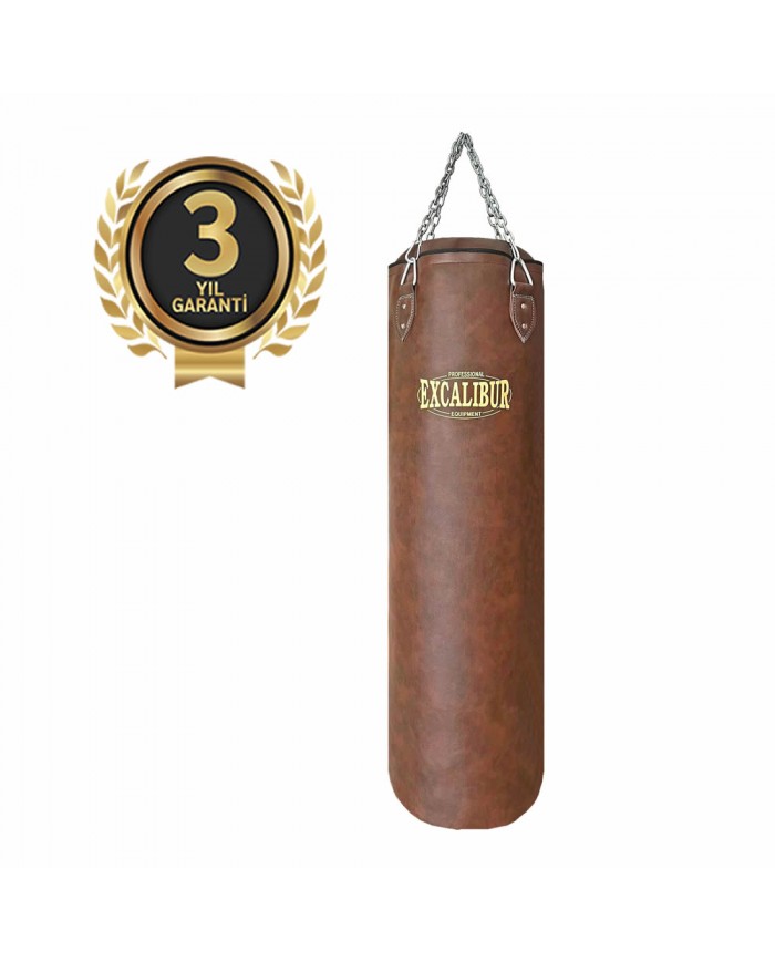 Excalibur 120 X 35 cm - 30 kg Klasik Boks Torbası Kahve